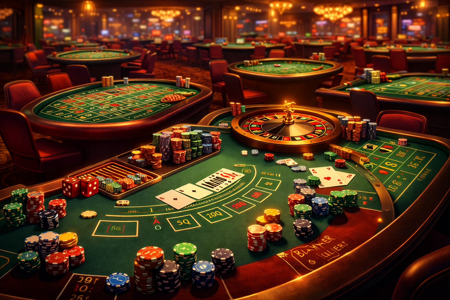 15 Most Popular Casino Table Games